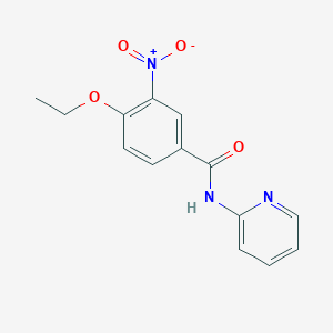 molecular formula C14H13N3O4 B5625215 4-ethoxy-3-nitro-N-2-pyridinylbenzamide 
