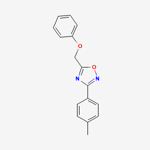 3-(4-methylphenyl)-5-(phenoxymethyl)-1,2,4-oxadiazole