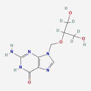 molecular formula C9H13N5O4 B562537 甘昔洛韦-d5 CAS No. 1189966-73-1