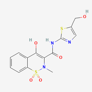 molecular formula C14H13N3O5S2 B562539 5-羟甲基美洛昔康 CAS No. 130262-92-9