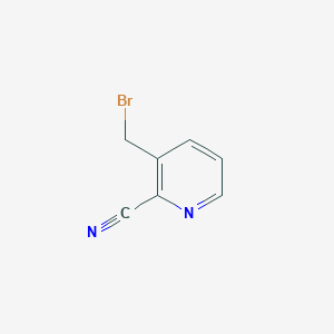 B056254 3-(Bromomethyl)pyridine-2-carbonitrile CAS No. 116986-13-1