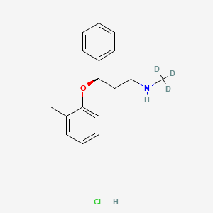 molecular formula C17H22ClNO B562540 Atomoxetin-d3, Hydrochlorid CAS No. 1217776-38-9