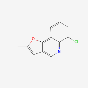 6-chloro-2,4-dimethylfuro[3,2-c]quinoline