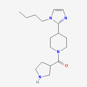 4-(1-butyl-1H-imidazol-2-yl)-1-(3-pyrrolidinylcarbonyl)piperidine dihydrochloride
