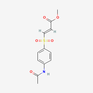 methyl 3-{[4-(acetylamino)phenyl]sulfonyl}acrylate