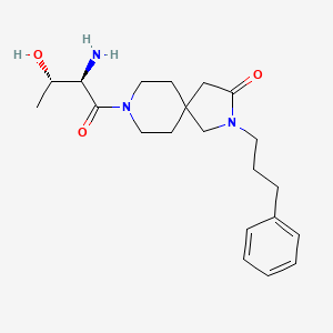 2-(3-phenylpropyl)-8-D-threonyl-2,8-diazaspiro[4.5]decan-3-one hydrochloride