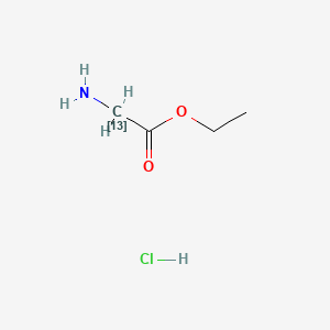 B562569 Glycine-2-13C Ethyl Ester Hydrochloride CAS No. 58420-91-0