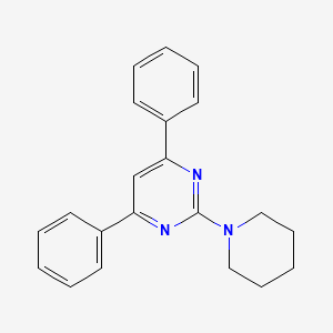 4,6-diphenyl-2-(1-piperidinyl)pyrimidine