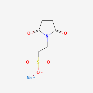 molecular formula C6H6NNaO5S B562579 N-(2-磺乙基)马来酰亚胺钠盐 CAS No. 1299434-16-4