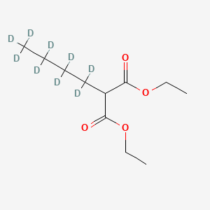 molecular formula C11H20O4 B562581 二乙基2-(正丁基-d9)丙二酸酯 CAS No. 1189865-34-6
