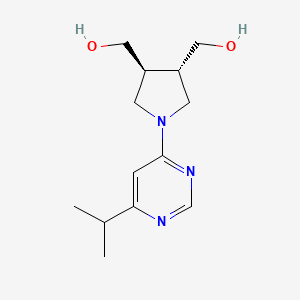 [(3S*,4S*)-1-(6-isopropylpyrimidin-4-yl)pyrrolidine-3,4-diyl]dimethanol