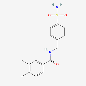 N-[4-(aminosulfonyl)benzyl]-3,4-dimethylbenzamide
