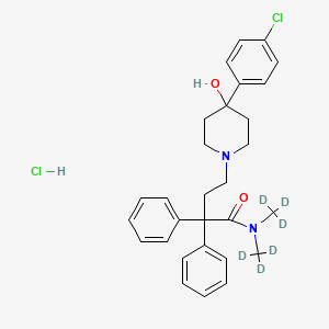molecular formula C29H34Cl2N2O2 B562594 Loperamide-d6 Hydrochloride CAS No. 1189469-46-2