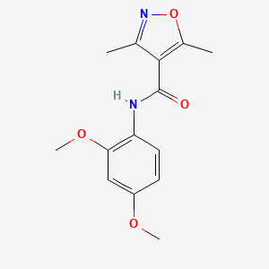 N-(2,4-dimethoxyphenyl)-3,5-dimethyl-4-isoxazolecarboxamide