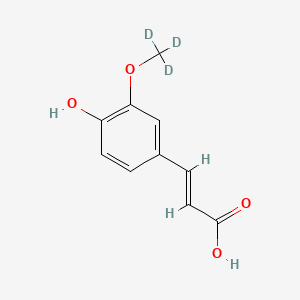 molecular formula C10H10O4 B562599 阿魏酸-d3 CAS No. 860605-59-0