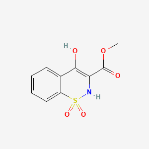 molecular formula C10H9NO5S B562608 4-羟基-2H-1,2-苯并噻嗪-3-羧酸甲酯 1,1-二氧化物 CAS No. 35511-14-9