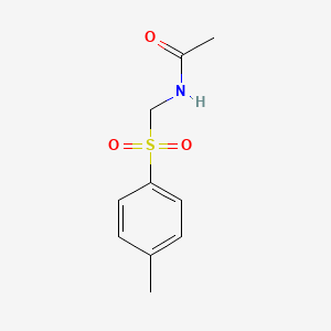 molecular formula C10H13NO3S B5626095 N-[(4-甲苯磺酰基)甲基]乙酰胺 