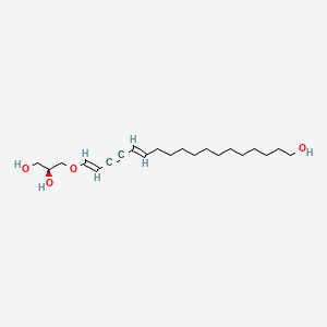 molecular formula C21H36O4 B562610 Raspailyne A CAS No. 102629-91-4
