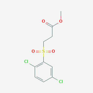 methyl 3-[(2,5-dichlorophenyl)sulfonyl]propanoate