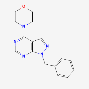 1-benzyl-4-(4-morpholinyl)-1H-pyrazolo[3,4-d]pyrimidine