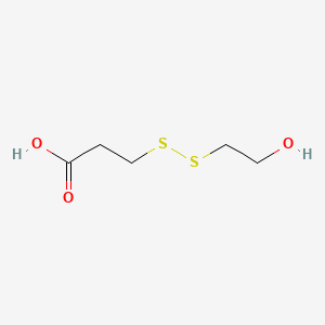 3-[(2-Hydroxyethyl)disulfanyl]propanoic acid