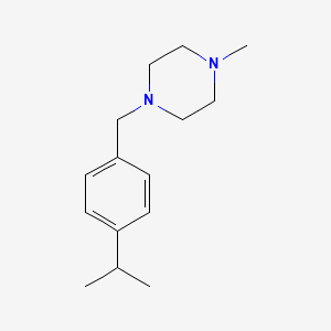 molecular formula C15H24N2 B5626138 1-(4-isopropylbenzyl)-4-methylpiperazine 