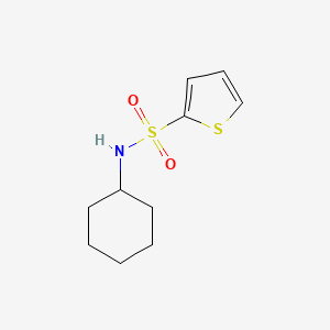 molecular formula C10H15NO2S2 B5626141 N-cyclohexyl-2-thiophenesulfonamide 