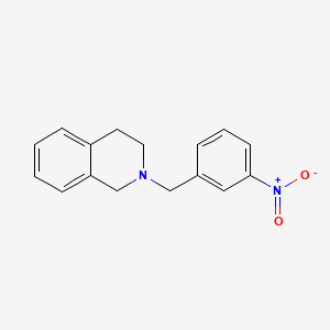 molecular formula C16H16N2O2 B5626214 2-(3-硝基苯甲基)-1,2,3,4-四氢异喹啉 