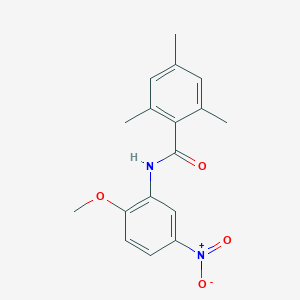 N-(2-methoxy-5-nitrophenyl)-2,4,6-trimethylbenzamide