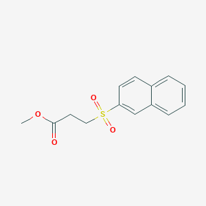 methyl 3-(2-naphthylsulfonyl)propanoate