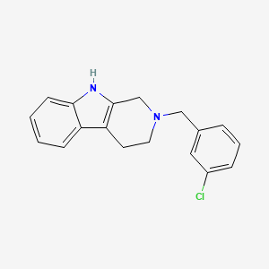 2-(3-chlorobenzyl)-2,3,4,9-tetrahydro-1H-beta-carboline