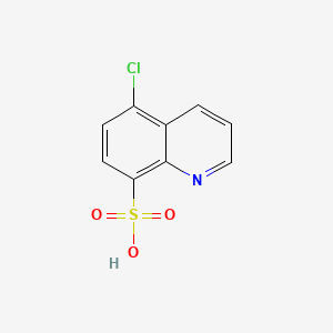 molecular formula C9H6ClNO3S B562633 5-Chloroquinoline-8-sulfonic acid CAS No. 90225-09-5
