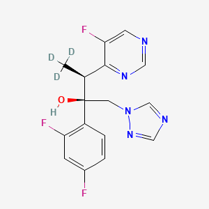 molecular formula C16H14F3N5O B562635 Voriconazole-d3 CAS No. 1217661-14-7