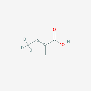 molecular formula C5H8O2 B562642 Tiglic Acid-d3 CAS No. 19146-57-7