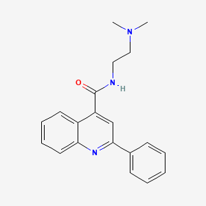 molecular formula C20H21N3O B5626455 N-[2-(dimethylamino)ethyl]-2-phenyl-4-quinolinecarboxamide 