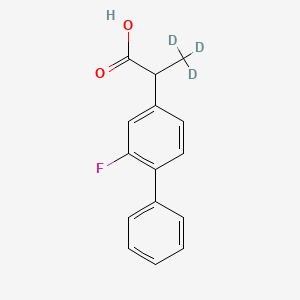 molecular formula C15H13FO2 B562647 Flurbiprofen-d3 CAS No. 1185133-81-6