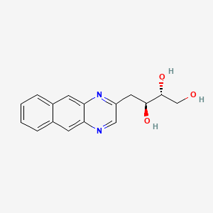molecular formula C16H16N2O3 B562648 4-Benzo[g]quinoxalin-2-yl-1,2R,3S-Butanetriol CAS No. 157231-41-9