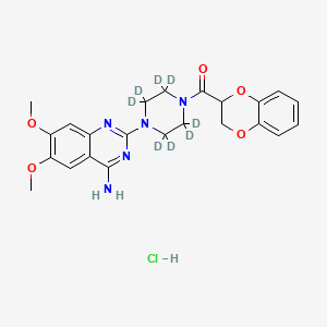 molecular formula C23H26ClN5O5 B562650 Doxazosin-d8 Hydrochloride CAS No. 1219803-95-8