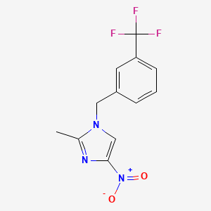 2-methyl-4-nitro-1-[3-(trifluoromethyl)benzyl]-1H-imidazole