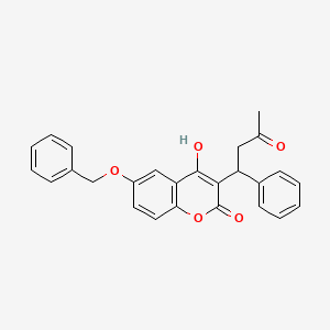 molecular formula C26H22O5 B562656 6-Benzyloxy Warfarin CAS No. 30992-68-8