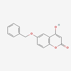molecular formula C16H12O4 B562657 4-Hydroxy-6-benzyloxycoumarin CAS No. 30992-65-5