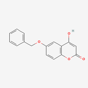 molecular formula C16H12O4 B562657 4-Hidroxi-6-benciloxicumarina CAS No. 30992-65-5