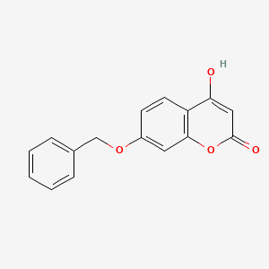 molecular formula C16H12O4 B562658 4-Hydroxy-7-benzyloxycoumarin CAS No. 30992-66-6