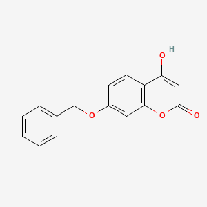 molecular formula C16H12O4 B562658 4-羟基-7-苄氧基香豆素 CAS No. 30992-66-6