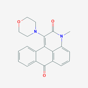 3-methyl-1-(4-morpholinyl)-3H-naphtho[1,2,3-de]quinoline-2,7-dione