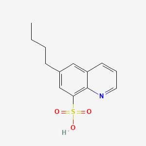 molecular formula C13H15NO3S B562662 6-Butylquinoline-8-sulfonic acid CAS No. 105911-74-8