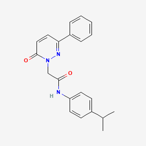 N-(4-isopropylphenyl)-2-(6-oxo-3-phenyl-1(6H)-pyridazinyl)acetamide