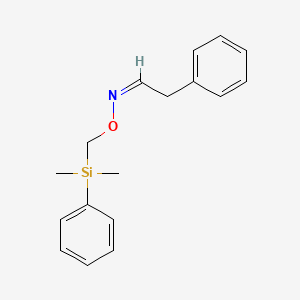 (Z)-N-[[dimethyl(phenyl)silyl]methoxy]-2-phenylethanimine