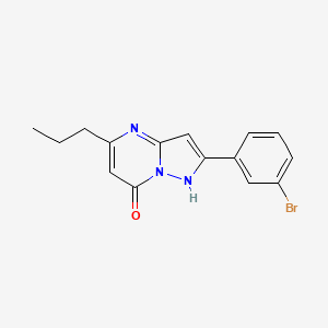 2-(3-bromophenyl)-5-propylpyrazolo[1,5-a]pyrimidin-7(4H)-one