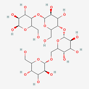 molecular formula C24H42O21 B562670 6-α-D-葡萄糖基麦芽三糖 CAS No. 34336-93-1